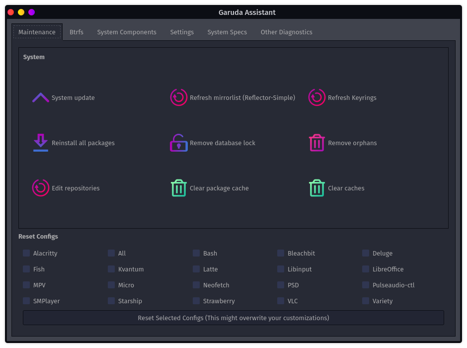 Reseting Customisations & Themes to Default